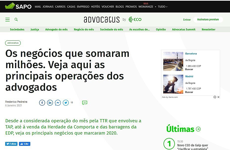 Os negcios que somaram milhes. Veja aqui as principais operaes dos advogados